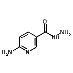 structure of CAS# 42596-56-5, 6-Aminonicotinohydrazide;6-Aminonicotinohydrazide;6-Amino-nicotinohydrazide;MFCD03844845