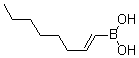structure of CAS# 42599-16-6, B-(1E)-1-Octenyl-Boronic Acid;[(E)-Oct-1-Enyl]Boronic Acid;E-1-Octenylboronic Acid;O4840g1