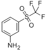 structure of CAS# 426-59-5, 3-(Trifluoromethylsulfonyl)Aniline;3-Aminophenyl Trifluoromethyl Sulphone 98%;BENZENAMINE,3-[(TRIFLUOROMETHYL)SULFONYL];3-[(Trifluoromethyl)Sulphonyl]Aniline 98%