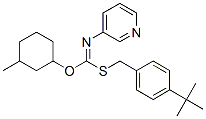 CAS#: 42723-79-5， S-((4-(1,1-Dimethylethyl)Phenyl)Methyl) 2-(3-Methylcyclohexyl)-3-Pyridinylcarbonimidothioate