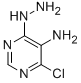 结构式 CAS# 42786-59-4, 4-氯-6-肼基-嘧啶-5-胺