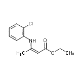 CAS#: 42792-92-7， Ethyl (2Z)-3-[(2-Chlorophenyl)Amino]-2-Butenoate