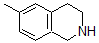 structure of CAS# 42923-76-2, 1,2,3,4-Tetrahydro-6-Methyl-Isoquinoline;6-Methyl-1,2,3,4-Tetrahydro-Isoquinoline Hydrochloride;6-METHYL-1,2,3,4-TETRAHYDRO-ISOQUINOLINE