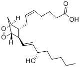 结构式 CAS# 42935-17-1, 前列腺素 H2