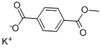 structure of CAS# 42967-55-5, Terephthalic Acid Monomethyl Ester Potassium Salt;Potassium 4-Carbomethoxybenzoate;1,4-Benzenedicarboxylic Acid, Monomethyl Ester, Potassium Salt