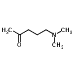 结构式 CAS# 43018-61-7, 5-(二甲基氨基)-2-戊酮