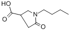 structure of CAS# 43094-86-6, 1-Butyl-5-Oxopyrrolidine-3-Carboxylic Acid;1-Butyl-5-Oxo-Pyrrolidine-3-Carboxylic Acid;1-Butyl-5-Oxo-3-Pyrrolidinecarboxylic Acid;1-Butyl-5-Keto-Pyrrolidine-3-Carboxylic Acid