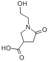 structure of CAS# 43094-95-7, 1-(2-Hydroxyethyl)-5-Oxopyrrolidine-3-Carboxylic Acid;1-(2-Hydroxyethyl)-5-Oxo-Pyrrolidine-3-Carboxylic Acid;1-(2-Hydroxyethyl)-5-Oxo-3-Pyrrolidinecarboxylic Acid;1-(2-Hydroxyethyl)-5-Keto-Pyrrolidine-3-Carboxylic Acid