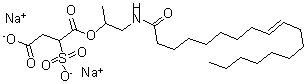CAS#: 43154-85-4， 2-Sulfo-Butanedioic Acid 1-[1-Methyl-2-[(1-Oxo-9-Octadecen-1-Yl)Amino]Ethyl] Ester disodiumsalt