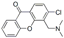 CAS 登录号：43159-86-0， 3-氯-4-[(二甲基氨基)甲基]-9H-氧杂蒽-9-酮