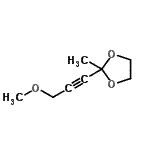 CAS#: 43214-80-8， 2-(3-Methoxy-1-Propyn-1-Yl)-2-Methyl-1,3-Dioxolane