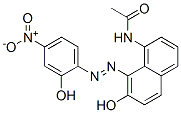 CAS#: 4325-96-6， N-[7-Hydroxy-8-[(2-Hydroxy-4-Nitrophenyl)Azo]-1-Naphthalenyl]-Acetamide