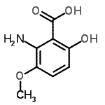 CAS 登录号：433287-46-8， 2-氨基-6-羟基-3-甲氧基苯甲酸