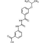 CAS#: 433956-71-9， 3-{[(3-Isopropoxybenzoyl)Carbamothioyl]Amino}Benzoic Acid