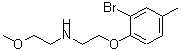 CAS#: 434303-01-2， 2-(2-Bromo-4-Methylphenoxy)-N-(2-Methoxyethyl)Ethanamine