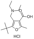 structure of CAS# 435341-89-2, 5-Tert-Butyl-4-Diethylaminomethyl-2-Methyl-Furan-3-Carboxylic Acid;5-Tert-Butyl-4-(Diethylammoniomethyl)-2-Methyl-Furan-3-Carboxylate;5-Tert-Butyl-4-(Diethylammoniomethyl)-2-Methyl-3-Furancarboxylate;5-Tert-Butyl-4-(Diethylammoniomethyl)-2-Methyl-3-Furoate