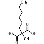 CAS#: 4360-86-5， Hexyl(Methyl)Malonic Acid