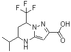 structure of CAS# 436088-40-3, 5-Isopropyl-7-(Trifluoromethyl)-4,5,6,7-Tetrahydropyrazolo[1,5-a]Pyrimidine-2-Carboxylic Acid;5-(methyl<wbr>ethyl)-7-<wbr>(trifluor<wbr>omethyl)-<wbr>4H,5H,6H,<wbr>7H-pyrazo<wbr>lo[1,5-a]<wbr>1,3-diaza<wbr>perhyd ro<wbr>ine-2-car<wbr>boxylic a<wbr>cid;5-(methyl<wbr>ethyl)-7-<wbr>(trifluor<wbr>omethyl)-<wbr>4H,5H,6H,<wbr>7H-pyrazo<wbr>lo[1,5-a]<wbr>1,3-diaza<wbr>perhydroi<wbr>ne-2-carb<wbr>oxylic ac<wbr>id;5-isoprop<wbr>yl-7-(tri<wbr>fluoromet<wbr>hyl)-4,5,<wbr>6,7-tetra<wbr>hydropyra<wbr>zolo[1,5-<wbr>a]pyrimid<wbr>ine-2-car<wbr>boxylic a<wbr>cid