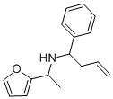 structure of CAS# 436088-63-0, (1-Furan-2-Yl-Ethyl)-(1-Phenyl-But-3-Enyl)-Amine;[(1S)-1-(2-Furyl)Ethyl]-[(1S)-1-Phenylbut-3-Enyl]Ammonium;Zinc00355898