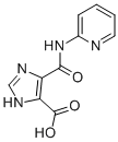 结构式 CAS# 436088-75-4, 5-(吡啶-2-基氨基甲酰)-3H-咪唑-4-羧酸