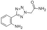 结构式 CAS# 436092-82-9, 2-[5-(2-氨基-苯基)-四唑-2-基]-乙酰胺