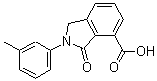 CAS#: 436093-40-2， 2,3-Dihydro-2-(3-Methylphenyl)-3-Oxo-1H-Isoindole-4-Carboxylicacid