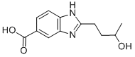 structure of CAS# 436099-55-7, 2-(3-Hydroxy-Butyl)-1H-Benzoimidazole-5-Carboxylic Acid;Zinc00207127;Zinc04009910
