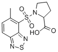 结构式 CAS# 436811-15-3, 1-(5-甲基-苯并[1,2,5]噻二唑-4-磺酰基)-吡咯烷-2-羧酸