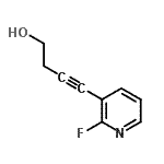 CAS#: 436844-92-7， 4-(2-Fluoro-3-Pyridinyl)-3-Butyn-1-Ol