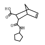 CAS#: 436855-47-9， 3-(Cyclopentylcarbamoyl)Bicyclo[2.2.1]Hept-5-Ene-2-Carboxylic Acid
