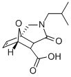 structure of CAS# 436855-63-9, 3-Isobutyl-4-Oxo-10-Oxa-3-Aza-Tricyclo[5.2.1.0(1,5)]Dec-8-Ene-6-Carboxylic Acid
