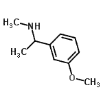 CAS#: 438245-97-7， 1-(3-Methoxyphenyl)-N-Methylethanamine