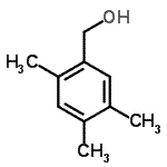 structure of CAS# 4393-05-9, (2,4,5-Trimethylphenyl)Methanol;(2,4,5-Trimethylphenyl)methanol #;2,4,5-Trimethyl-benzenemethanol;2,4,5-TRIMETHYLBENZYL ALCOHOL