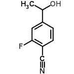 CAS#: 440105-59-9， 2-Fluoro-4-(1-Hydroxyethyl)Benzonitrile