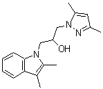 CAS#: 441314-01-8， 1-(2,3-Dimethyl-1H-Indol-1-Yl)-3-(3,5-Dimethyl-1H-Pyrazol-1-Yl)-2-Propanol