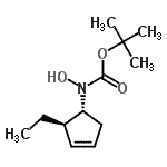 CAS#: 441798-94-3， 2-Methyl-2-Propanyl [(1R,2R)-2-Ethyl-3-Cyclopenten-1-Yl]Hydroxycarbamate