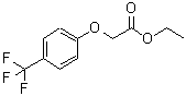 结构式 CAS# 442125-30-6, [4-(三氟甲基)苯氧基]乙酸乙酯