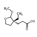 CAS#: 442632-33-9， 3-[(3R)-3-Ethyl-2-Methoxytetrahydro-3-Furanyl]Propanoic Acid