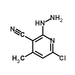 CAS#: 442647-20-3， 6-Chloro-2-Hydrazino-4-Methylnicotinonitrile