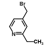 CAS 登录号：442910-31-8， 4-(溴甲基)-2-乙基吡啶