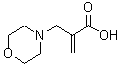 结构式 CAS# 4432-44-4, 2-(4-吗啉基甲基)丙烯酸