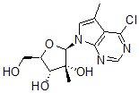CAS#: 443642-55-5， 4-Chloro-5-Methyl-7-(2-C-Methyl-beta-D-Ribofuranosyl)-7H-Pyrrolo[2,3-d]Pyrimidine