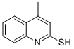结构式 CAS# 4437-65-4, 4-甲基喹啉-2-硫酮