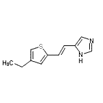 CAS#: 443923-57-7， 4-[(E)-2-(4-Ethyl-2-Thienyl)Vinyl]-1H-Imidazole