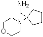 结构式 CAS# 444666-61-9, 1-[1-(4-吗啉基)环戊基]甲胺