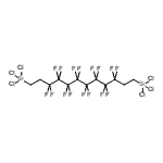 CAS#: 445303-83-3， (3,3,4,4,5,5,6,6,7,7,8,8,9,9,10,10-Hexadecafluoro-1,12-dodecanediyl)bis(trichlorosilane)