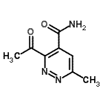 CAS#: 445458-19-5， 3-Acetyl-6-Methyl-4-Pyridazinecarboxamide