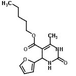 CAS#: 446252-23-9， Pentyl 4-(2-Furyl)-6-Methyl-2-Oxo-1,2,3,4-Tetrahydro-5-Pyrimidinecarboxylate