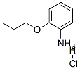 structure of CAS# 4469-78-7, 2-Propoxyaniline Hydrochloride;(2-Propoxyphenyl)Amine;Zinc02650244;St5296376
