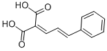 structure of CAS# 4472-92-8, Cinnamylidenemalonic Acid;2-[(E)-3-Phenylprop-2-Enylidene]Propanedioic Acid;2-(3-Phenylprop-2-Enylidene)Malonic Acid;2-[(E)-3-Phenylprop-2-Enylidene]Malonic Acid